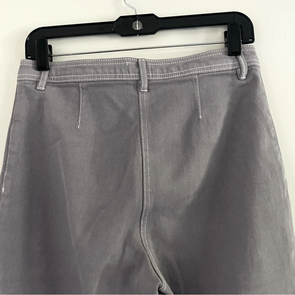 Aritzia Wilfred Free Modern Utility Pant Mid Rise Gray Size 6 26751 - Picture 6 of 12